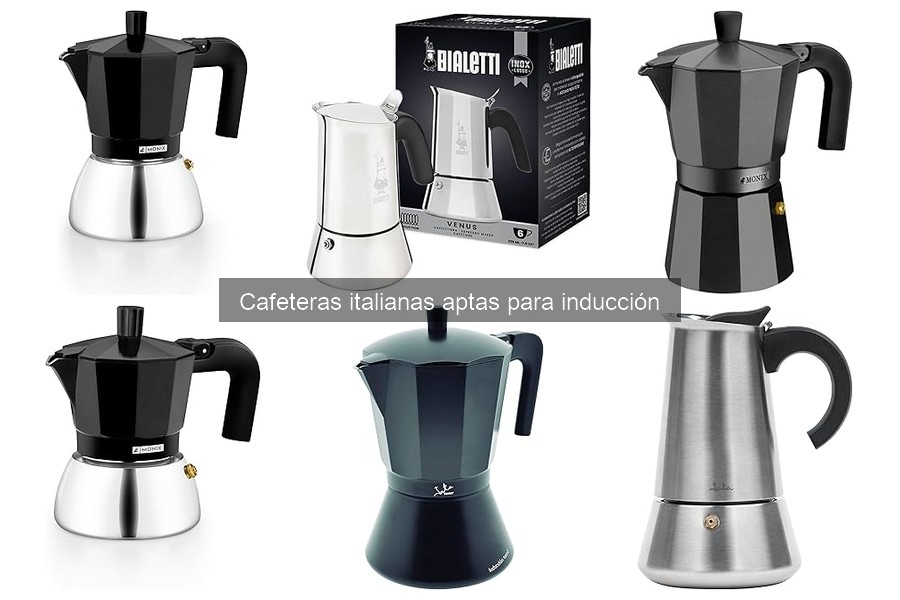 Mejores cafeteras italianas para inducción en 2023