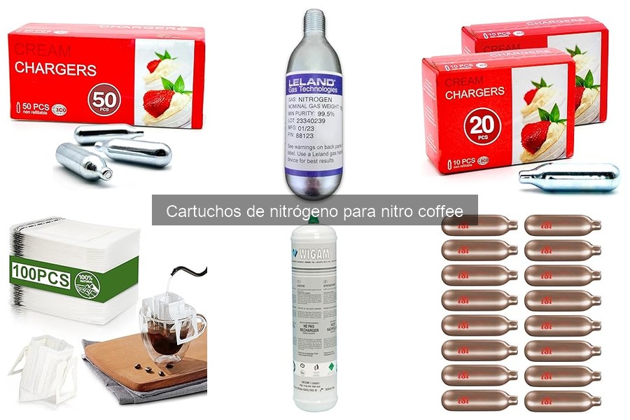 Mejores cartuchos de nitrógeno para café nitro perfecto