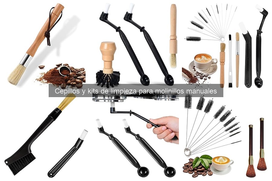 Mejores cepillos y kits de limpieza para molinillos manuales