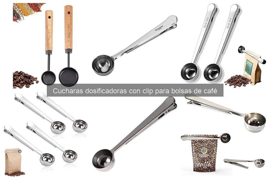 Mejores cucharas dosificadoras con clip para café en 2023