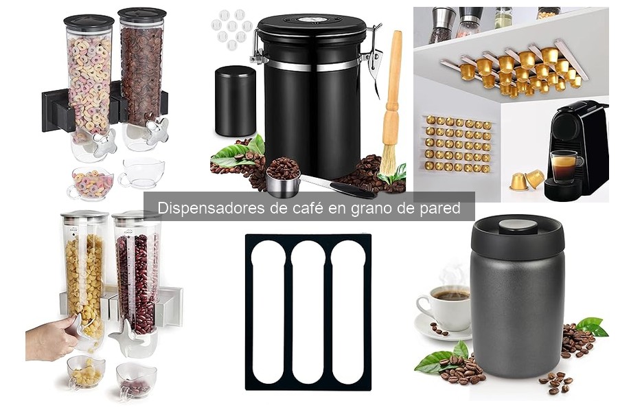 Mejores dispensadores de café en grano de pared 2023