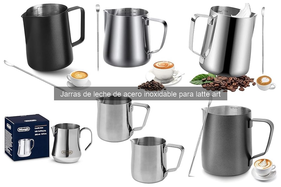 Mejores jarras de leche para latte art en 2023