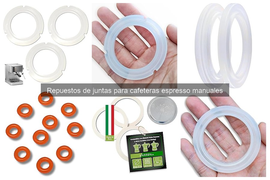 Mejores juntas de repuesto para cafeteras espresso manuales