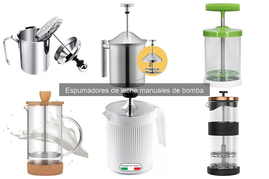 Mejores marcas de espumadores de leche manuales de bomba
