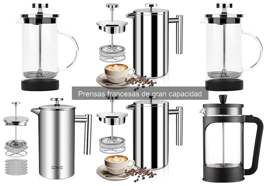 Mejores marcas de prensas francesas de gran capacidad