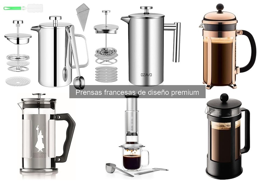 Mejores marcas de prensas francesas premium para café