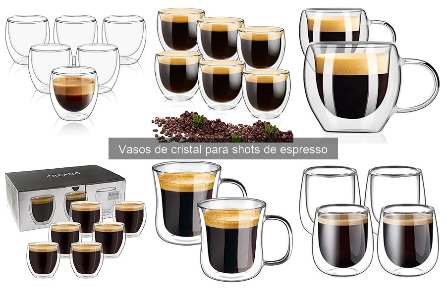 Mejores marcas de vasos de cristal para espresso comparativa