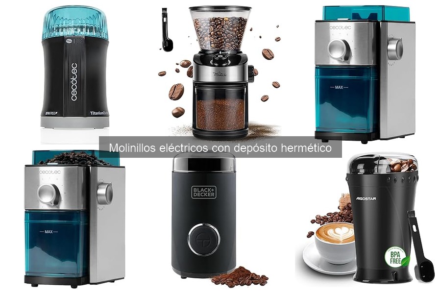 Mejores molinillos eléctricos con depósito hermético para el hogar