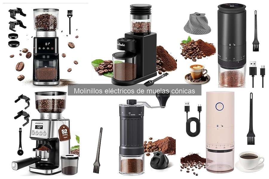 Mejores molinillos eléctricos de muelas cónicas para baristas