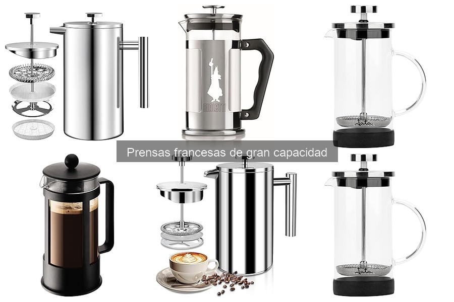 Mejores Ofertas en Prensas Francesas de Gran Capacidad