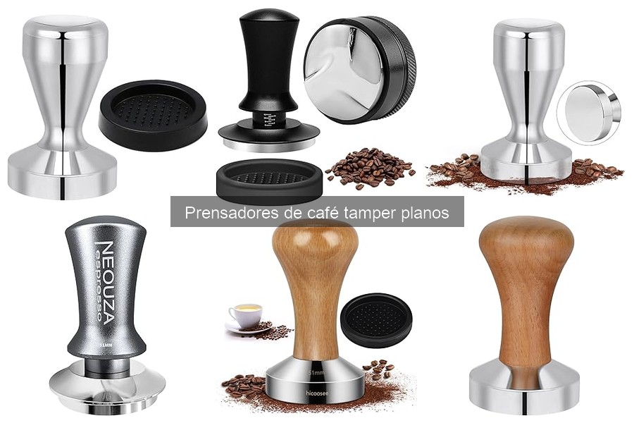 Mejores prensadores de café tamper planos: comparativa 2023
