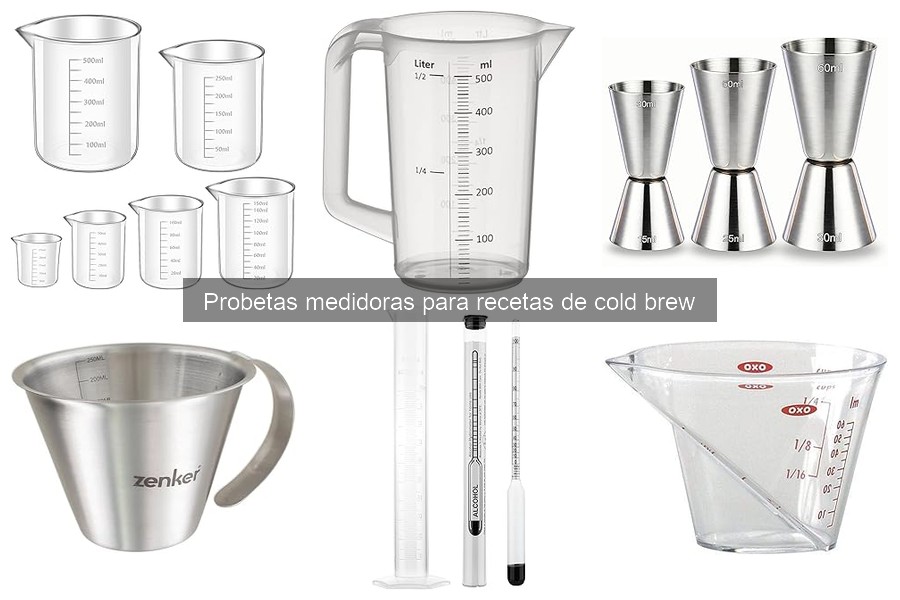 Mejores probetas medidoras para preparar cold brew