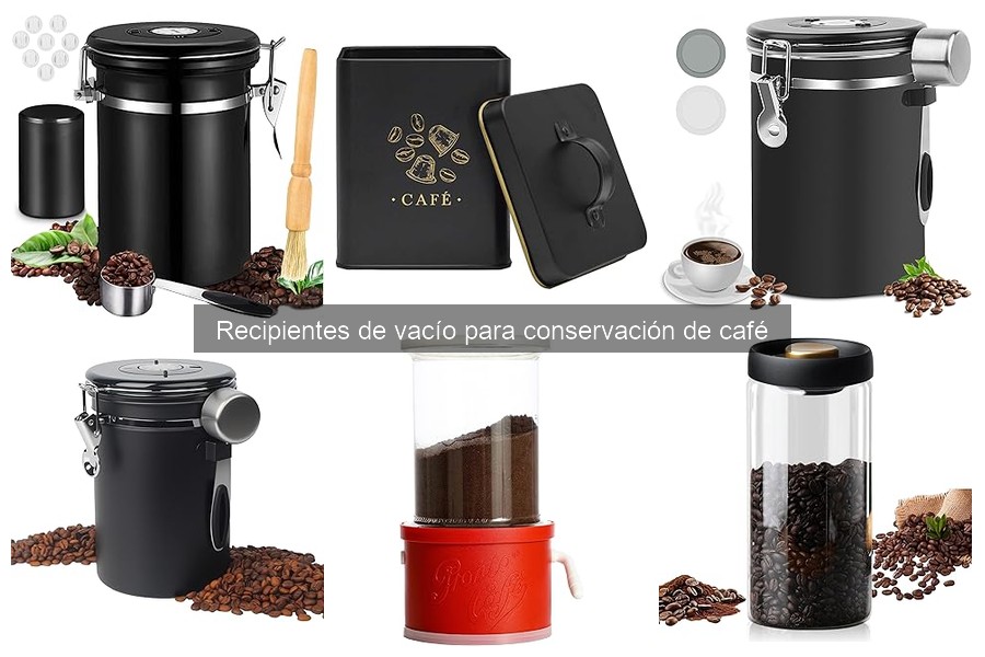Mejores recipientes de vacío para conservar café según precio