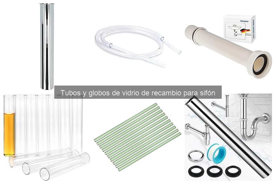 Mejores tiendas para comprar tubos y globos de vidrio para sifón