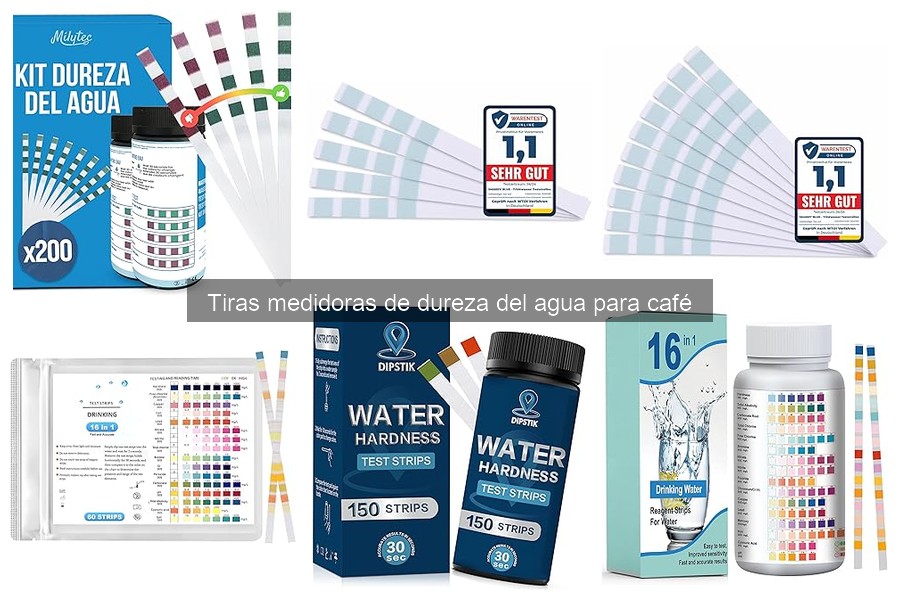 Mejores tiras medidoras de dureza del agua para café