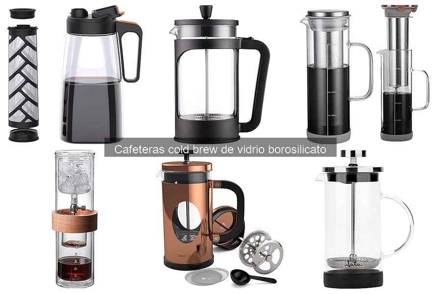 Ofertas en cafeteras cold brew de vidrio borosilicato