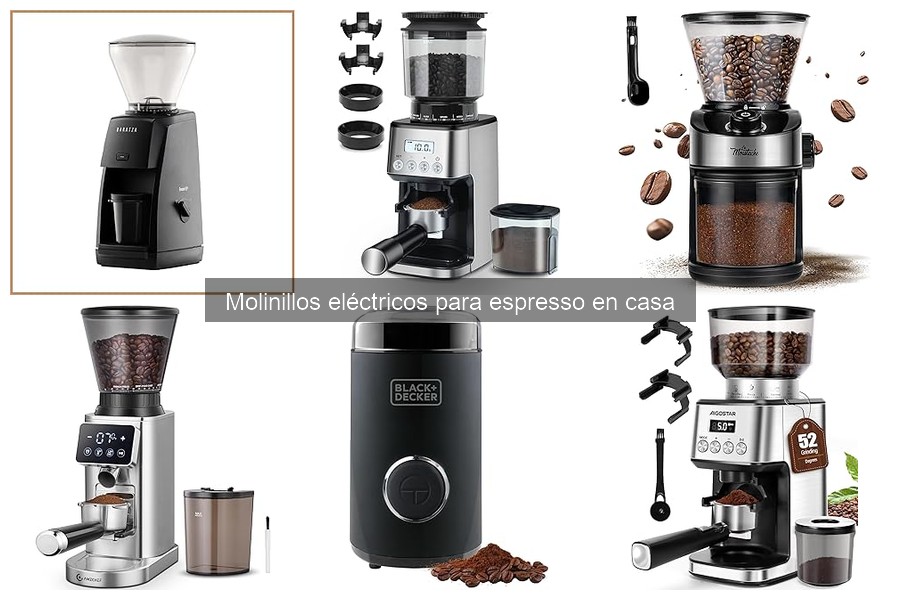Ofertas en molinillos eléctricos para espresso en casa