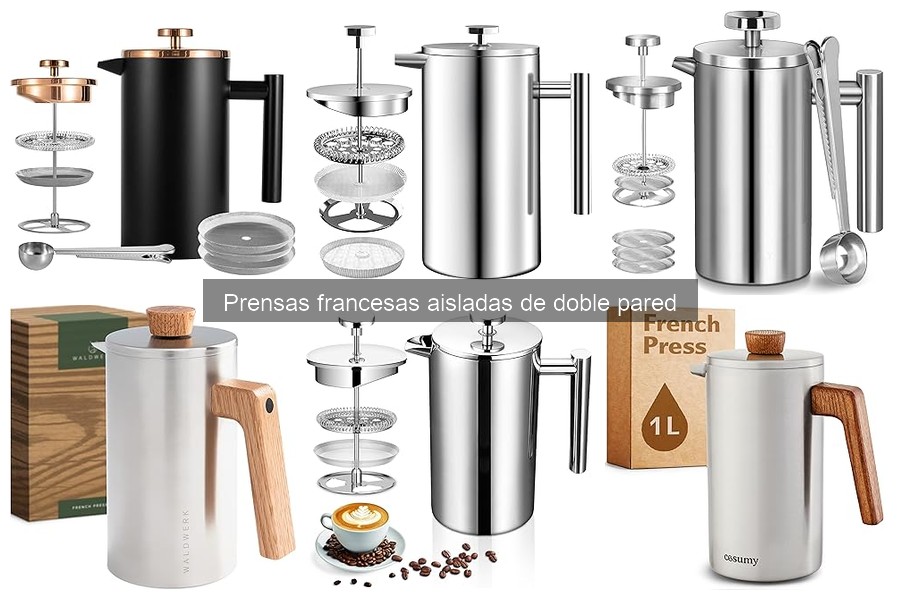Ofertas en Prensas Francesas Aisladas de Doble Pared