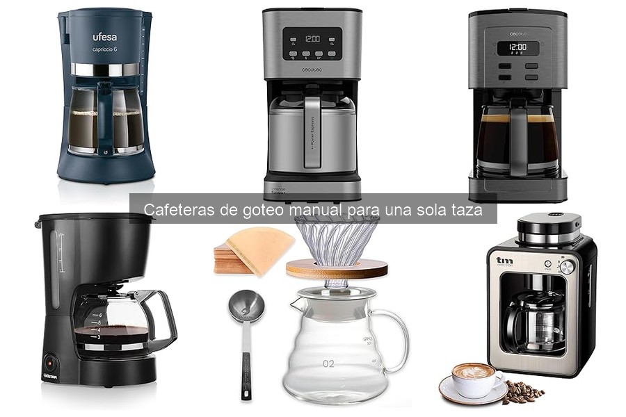 Ofertas y precios en cafeteras de goteo manual para una taza