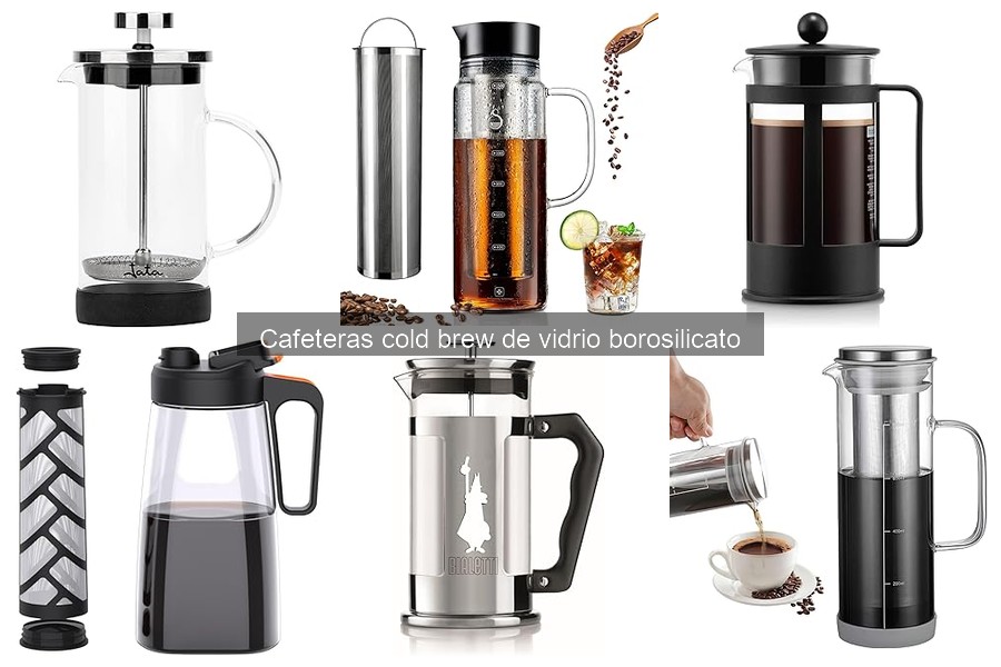 Opiniones de cafeteras cold brew de vidrio borosilicato