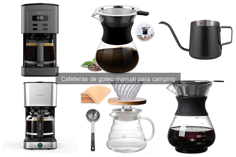 Opiniones sobre cafeteras de goteo manual para camping