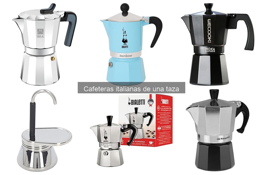 Opiniones sobre cafeteras italianas de una taza