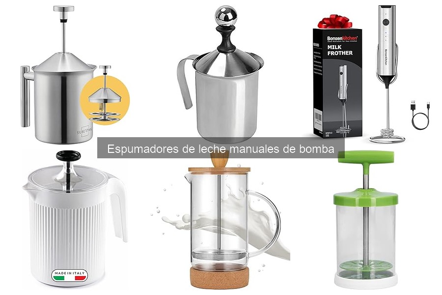 Opiniones sobre Espumadores de Leche Manuales de Bomba