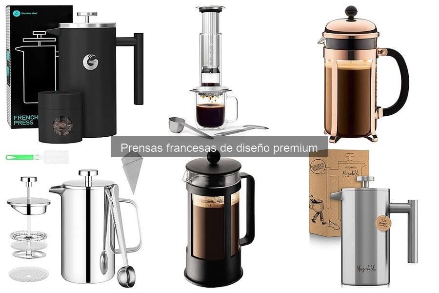 Opiniones sobre prensas francesas premium para café
