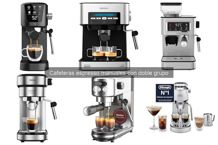 ¿Por qué elegir una cafetera espresso manual con doble grupo?