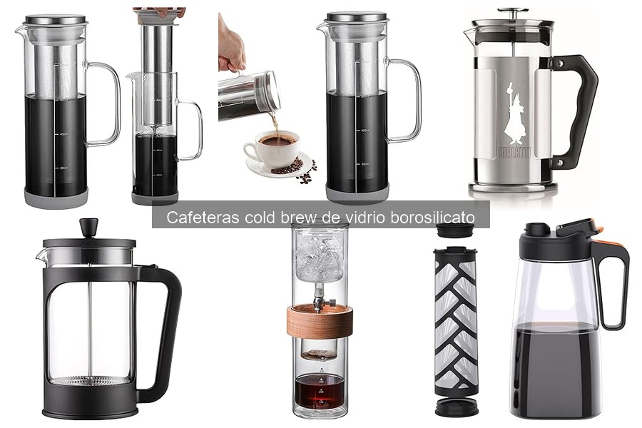Precios de cafeteras cold brew de vidrio borosilicato
