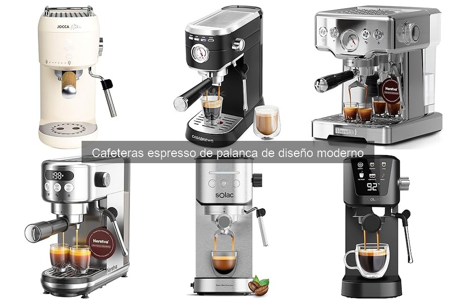 Precios de cafeteras espresso de palanca modernas