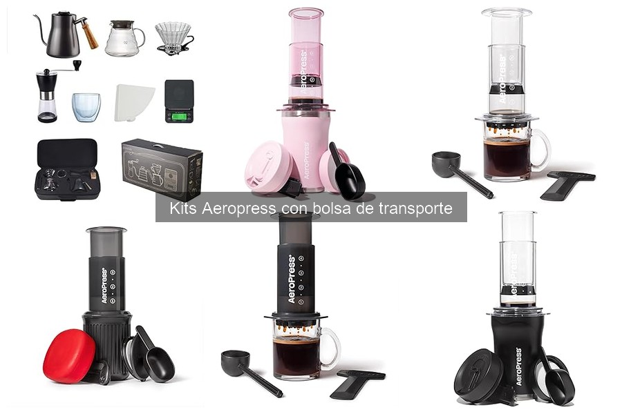 Precios de kits Aeropress con bolsa de transporte en Amazon