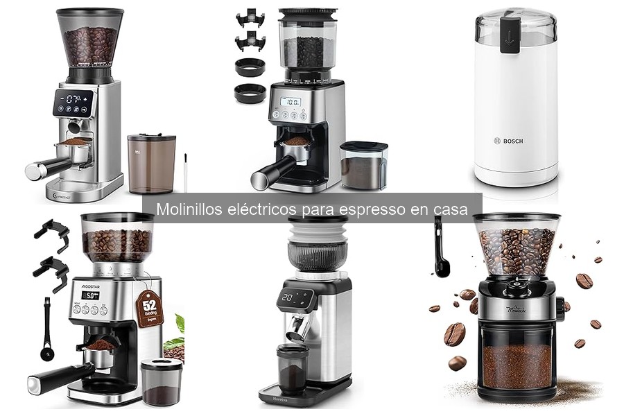 Precios y características de molinillos eléctricos para espresso