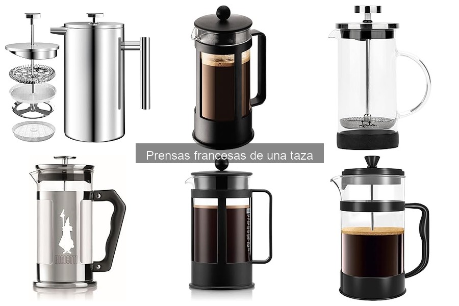 Precios y dónde comprar prensa francesa de una taza