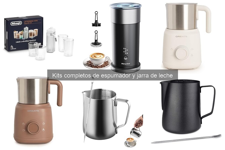 Preguntas Frecuentes sobre Kits de Espumador y Jarra de Leche