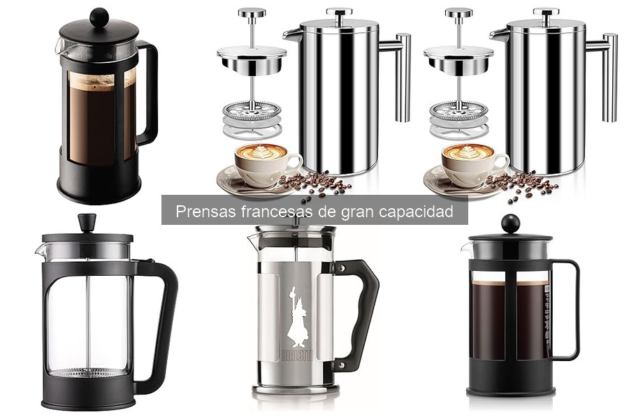 Prensas francesas grandes: ¿fáciles de limpiar?