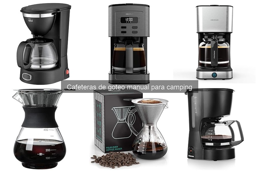 Problemas comunes al usar cafeteras de goteo manual en camping