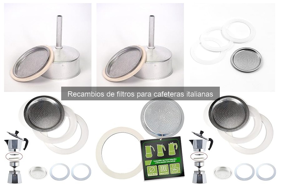 Problemas comunes con filtros de cafeteras italianas