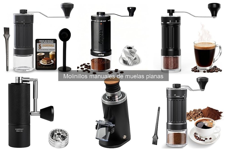 Problemas comunes con molinillos manuales de muelas planas