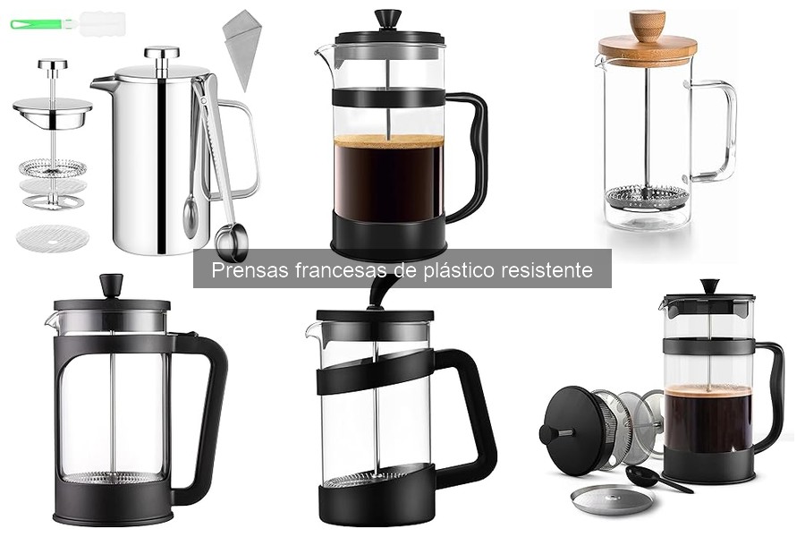 Problemas comunes con prensas francesas de plástico resistente
