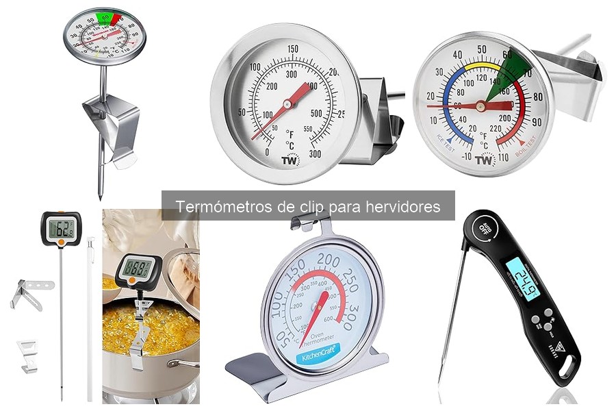 Problemas comunes con termómetros de clip para hervidores