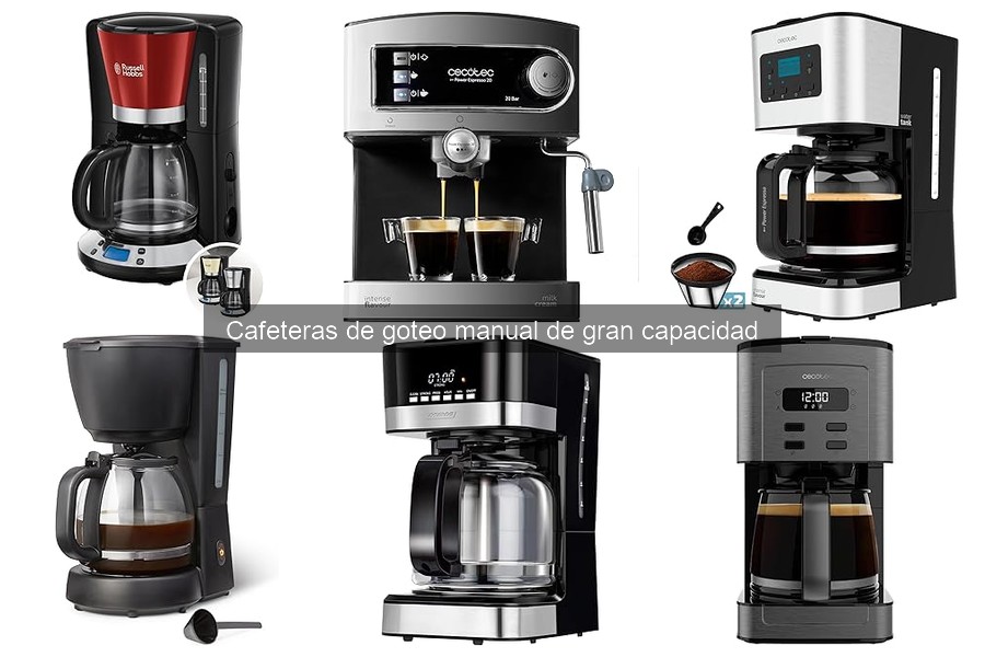 Problemas y soluciones en cafeteras de goteo manual