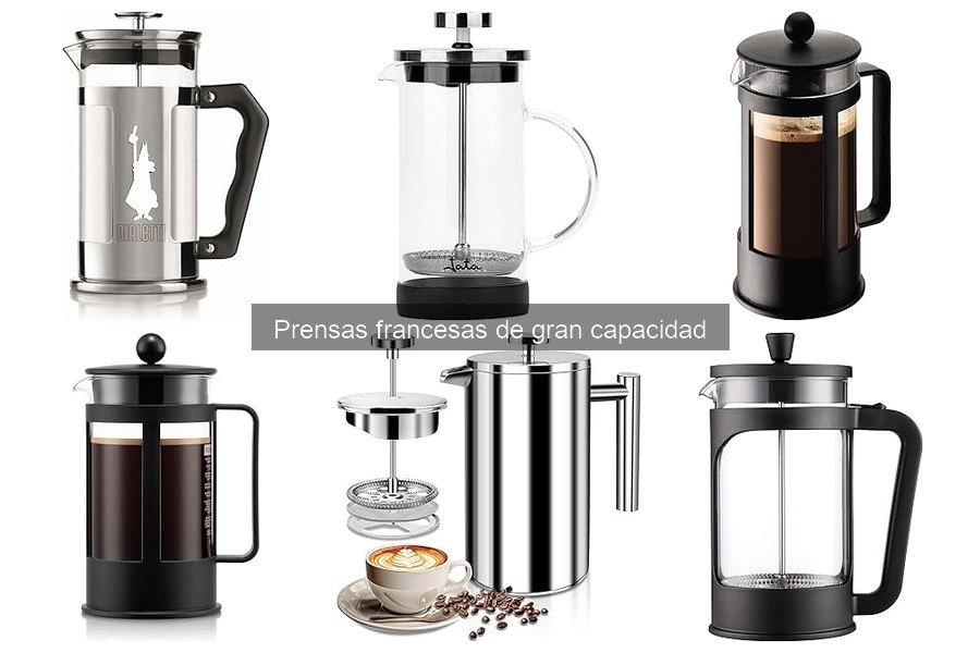 ¿Qué café usar en una prensa francesa de gran capacidad?