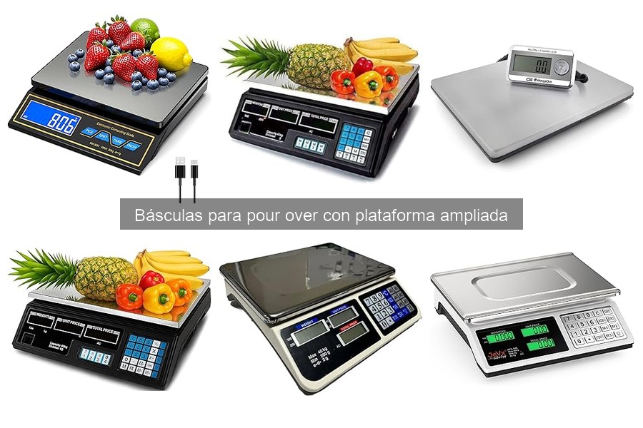 ¿Qué características buscar en una báscula pour over?
