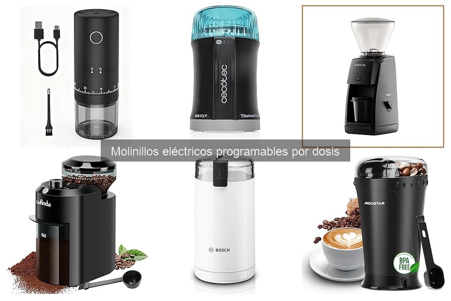 ¿Qué es un molinillo eléctrico programable por dosis?