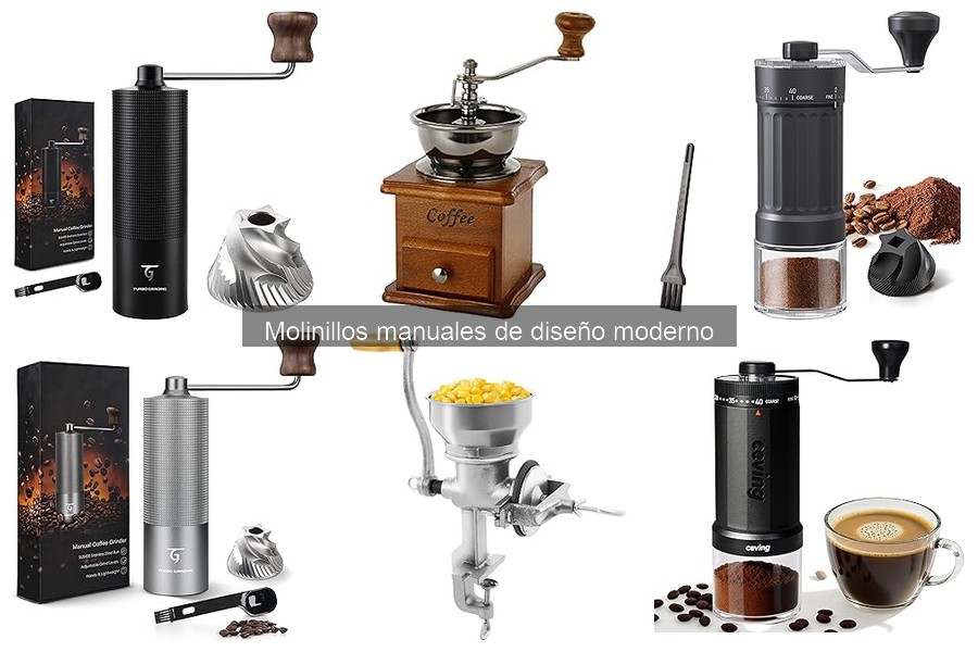 ¿Qué es un molinillo manual de diseño moderno?