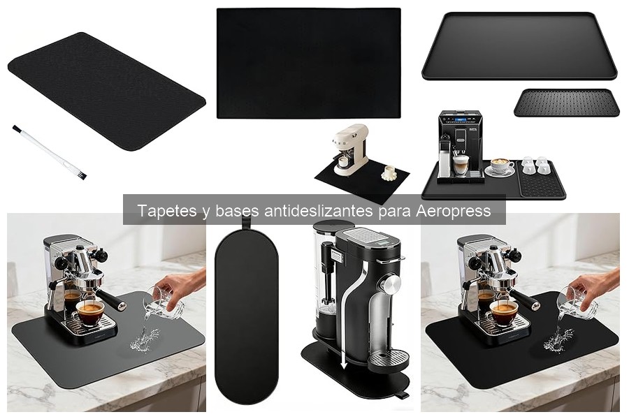 ¿Qué es un tapete antideslizante para Aeropress?