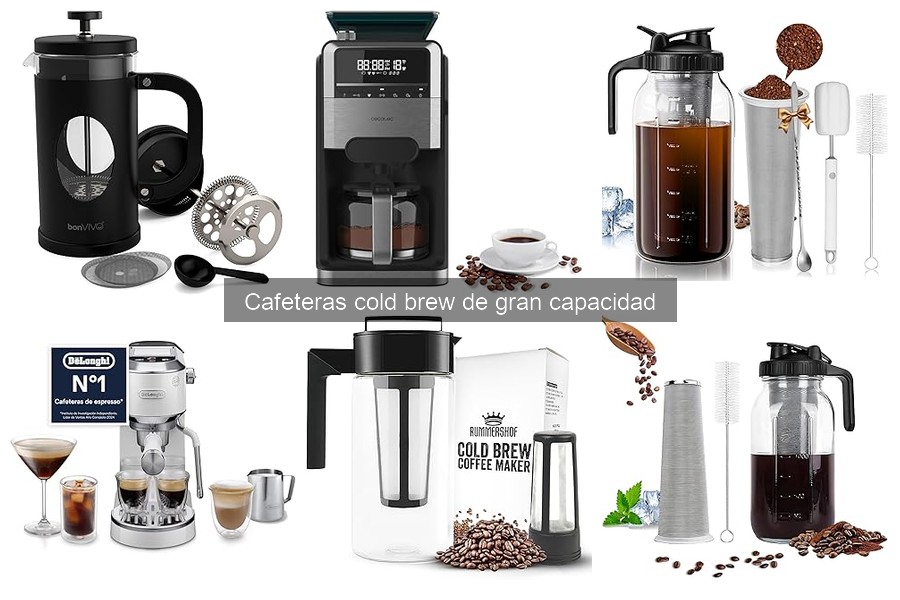 Qué es una cafetera cold brew de gran capacidad: guía práctica