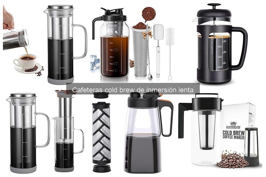 ¿Qué es una cafetera cold brew de inmersión lenta?