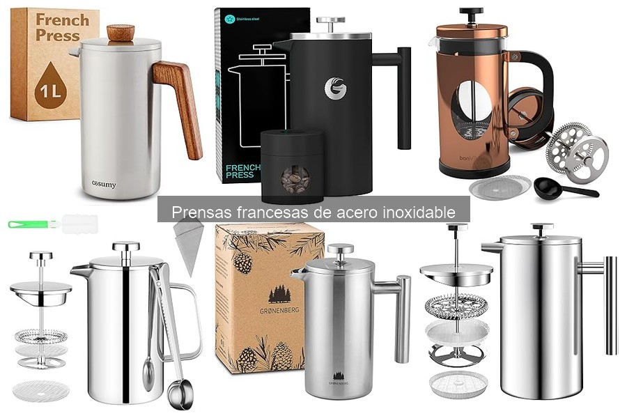 ¿Qué es una prensa francesa de acero inoxidable? Descúbrelo aquí